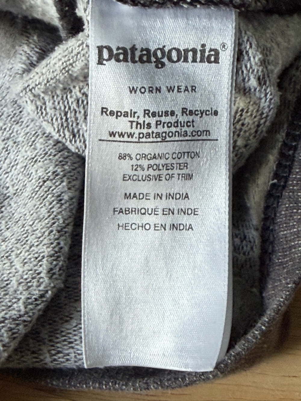 Patagonia Men's Gray Geologers Lightweight Crew Sweatshirt Size XL 39828 - Picture 13 of 16